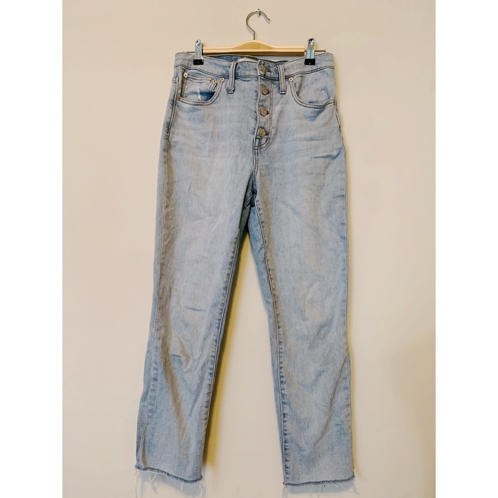 MADEWELL high-rise slim crop boyjean 27
